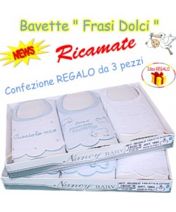 *Frasi DOLCI* Bavette in cofezione REGALO Art.1864 Maschio