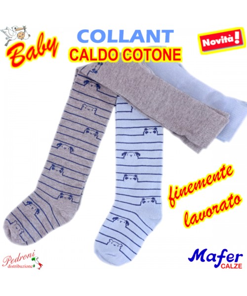 Collant NEONATO in CALDO COTONE 3/24 mesi 6684...