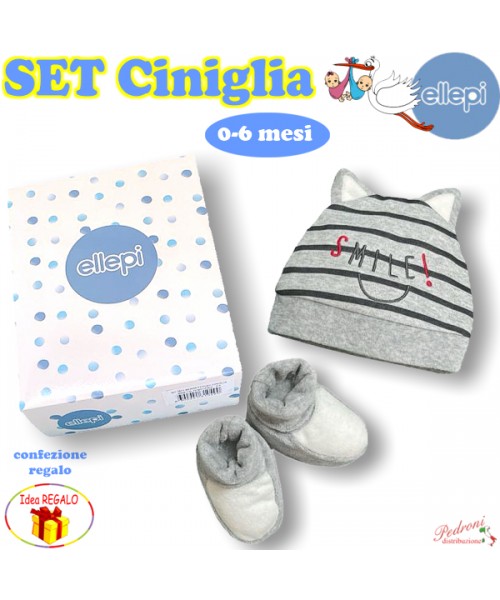 *ELLEPI* Cuffia+Babbuccia CINIGLIA BH7871 0/1...