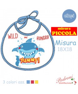 ELLEPI Bavaglia Spugna DOPPIATA  AD9559 cm.18X18 PICCOLA