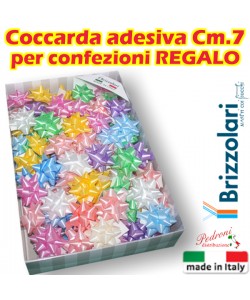 COCCARDA ADESIVA per CONFEZIONI REGALO diamentro Cm.7 art.3100