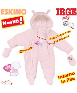 ESKIMO BABY IRGE art.IG107/1 ROSA 0/12 Mesi