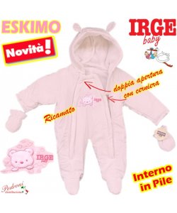 ESKIMO BABY IRGE art.IG107/4 ROSA 0/12 Mesi