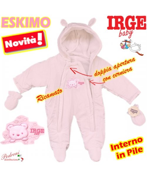 ESKIMO BABY IRGE art.IG107/4 ROSA 0/12 Mesi
