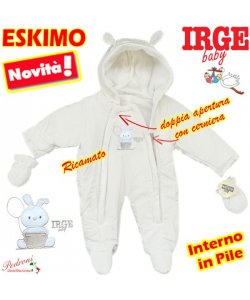 ESKIMO BABY IRGE art.IG107/2 LATTE 0/12 Mesi