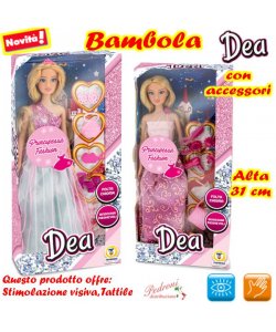 *DEA* BAMBOLA PRINCIPESSA 31 CM 2 ass. 68509 (+3 anni)
