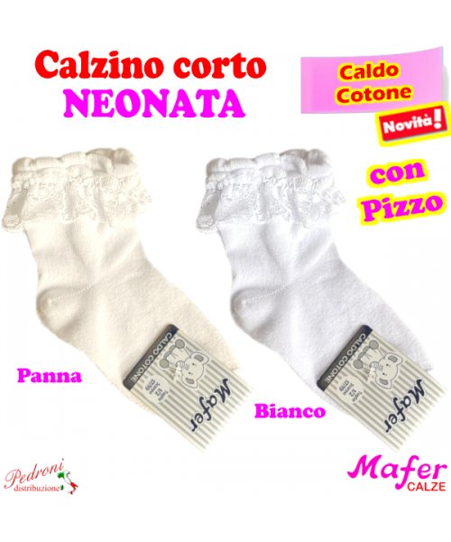 MAFER Calzino corto NEONATA CALDO COTONE...