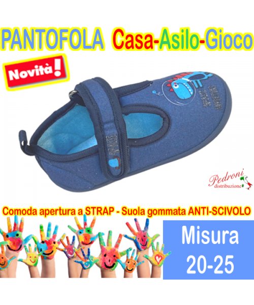 PANTOFOLA bimbo CASA-ASILO-GIOCO art.GD3229...