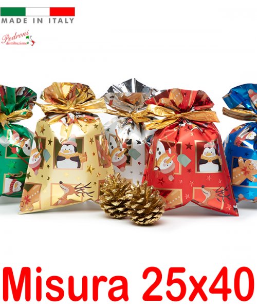 *FESTIVITA'* BUSTA per CONFEZIONI REGALO...
