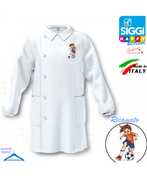SIGGI Grembiule ASILO bambino 33GR4184 Bianco