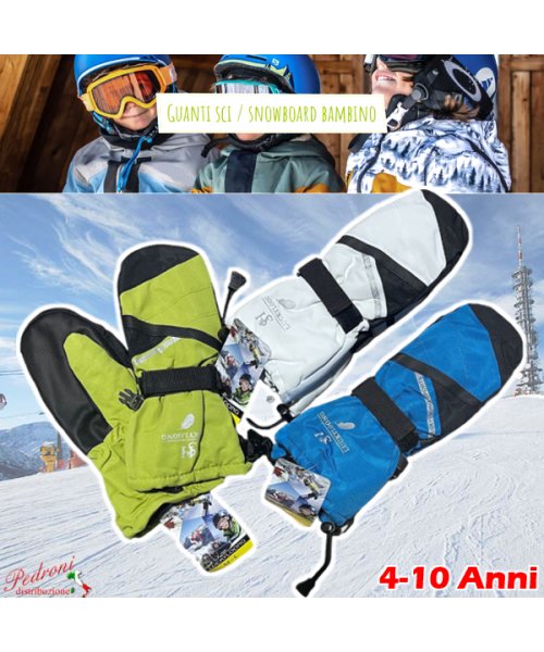 * NOVITA * Guanto DA NEVE impermeabile C-8778 -...