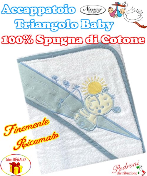 *PRIMO PREZZO* Baby accappatoio TRIANGOLO 1953...
