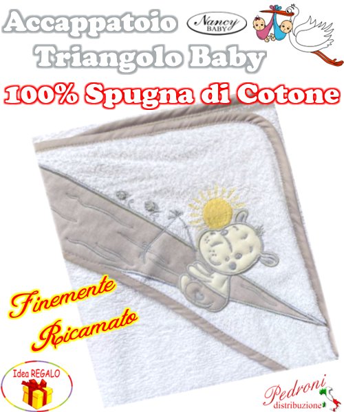 *PRIMO PREZZO* Baby accappatoio TRIANGOLO 1953...