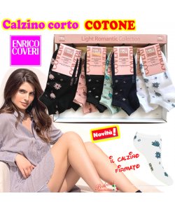 COVERI Calza corta ragazza COTONE Tg.35/41 FRESITA-259 ass. - 35487