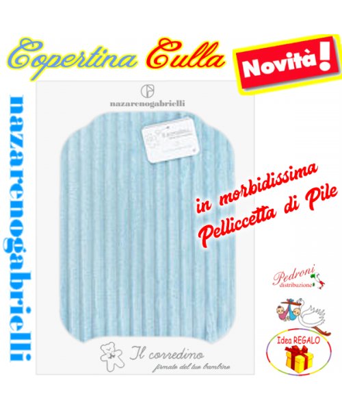 Copertina CULLA "Pelliccetta di Pile" a coste...