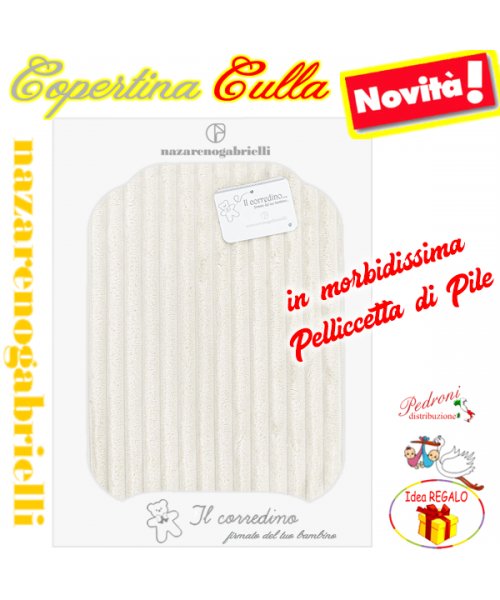 Copertina CULLA "Pelliccetta di Pile" a coste...