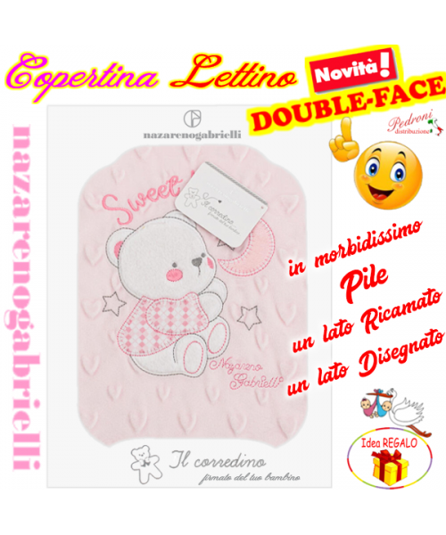 LETTINO Pile *DOUBLE-FACE* NG-552 ROSA