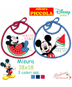 *MICKEY*Bavetta SPUGNA - RETRO CERATO WD9555 cm.18X18 PICCOLA