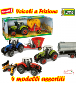 *LINEA VERDE* TRATTORE a FRIZIONE 65639 in 4 modelli (+3 anni) Ass.1