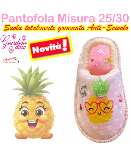 * STOCK * PANTOFOLA bimba Con ELASTICO Tg.25/30...