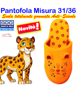 * STOCK * PANTOFOLA Bambino Tg.31/36 GD22641 DIS.D