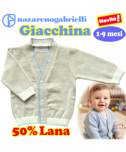 * GIACCHINA * NEONATO Lana NG743/2...