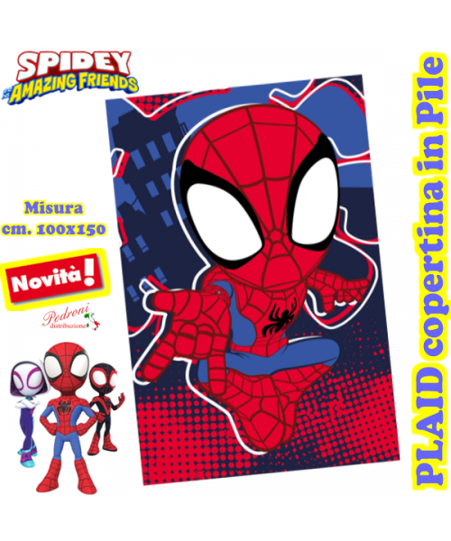 SPIDY Copertina PLAID in PILE multiuso SPM1884