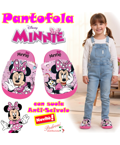 * MINNIE * PANTOFOLA femmina WD4244 Tg.28/34