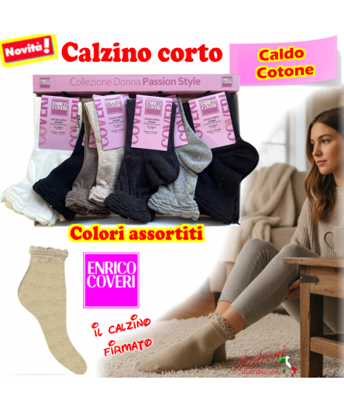 COVERI Calza CORTA ragazza CALDO COTONE...
