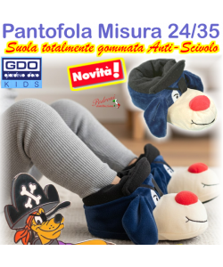 * STOCK * PANTOFOLA-BABUCCIA bambino Tg.24/35 GD22587 DIS.D