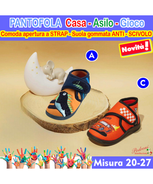 PANTOFOLA bimbo CASA-ASILO-GIOCO art.GD5613...