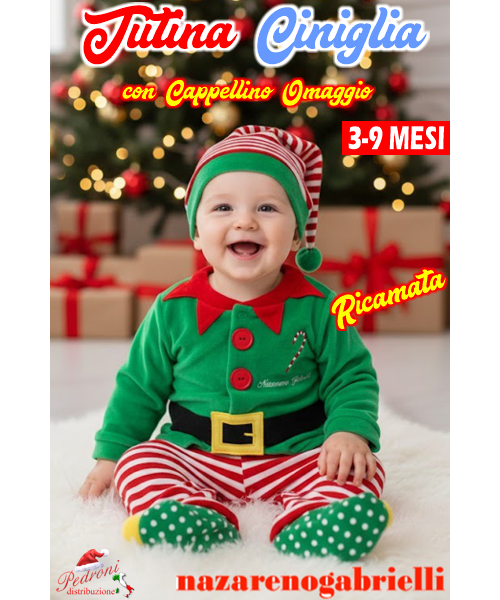 *NATALE* Nazareno TUTINA CINIGLIA NG-2118 3/9 Mesi