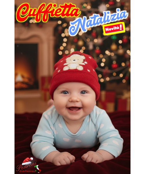 *NATALE* MAFER Cuffietta Baby CALDO COTONE...