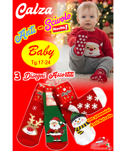 *NATALE* MAFER ANTISCIVOLO BABY art.XNA9005-6-9...