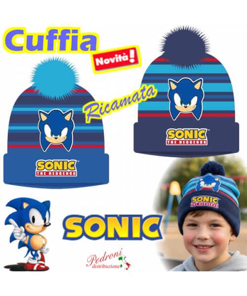 SONIC Cuffia bambino PON-PON Art.SN2515 in 2...