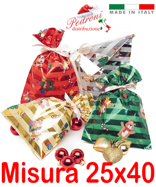 *FESTIVITA'* BUSTA per CONFEZIONI REGALO...