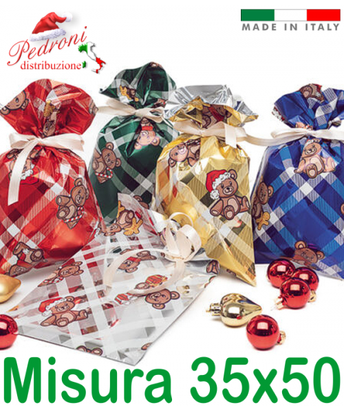 *FESTIVITA'* BUSTA per CONFEZIONI REGALO...