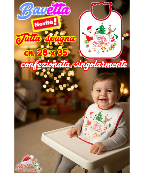 *Primo Prezzo* NATALE* Bavetta NATALIZIA art.N9593