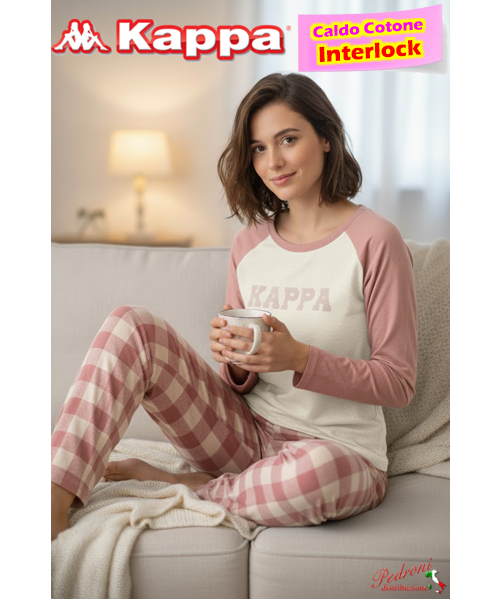 KAPPA Pigiama DONNA CALDO COTONE INTERLOCK...