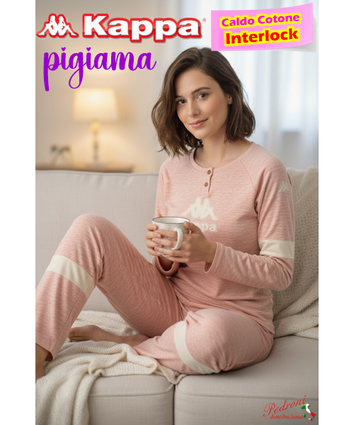 KAPPA Pigiama DONNA CALDO COTONE INTERLOCK...