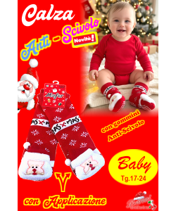 *NATALE* MAFER ANTISCIVOLO BABY " PUPAZZETTO " Tg.17-24 art.8592
