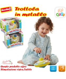 *LINEA GOGO*TROTTOLA IN METALLO 4 ASSORTIMENTI 68046 (+24 mesi)
