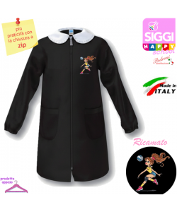 SIGGI Grembiule SCUOLA bambina 33GR4374 NERO