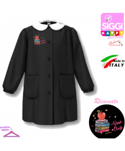 SIGGI Grembiule SCUOLA bambina 33GR4365 NERO
