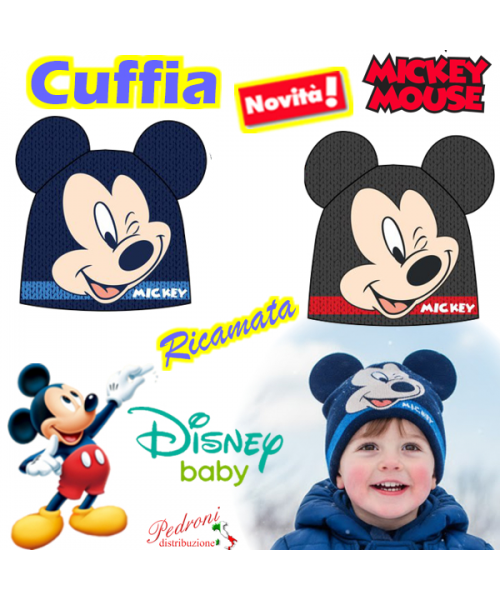 *BABY DISNEY* MICKEY Cuffia "ORECCHIETTE"...