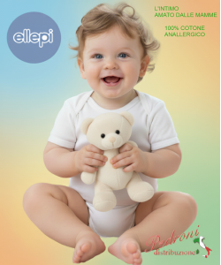 Body COTONE neonato ELLEPI M/M AF802