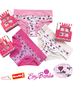 EMY Slip bambina COTONE Art.B2948 TAGLIE A SCELTA