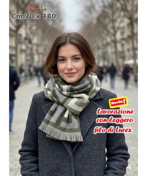 * NOVITA' * SCIARPA INVERNALE AM-5190 cm.70x180...