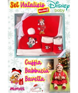 *NATALE DISNEY* MINNIE " SET REGALO da 3Pezzi " WR2007