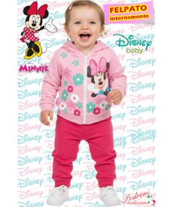 *STOCK DISNEY MINNIE * Tuta Neonata WO4088 Rosa 9/24 mesi
